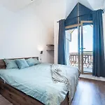 Alpin Penthouse 2 Bedroom With Fireplace And Mountain View Lägenhet Bansko