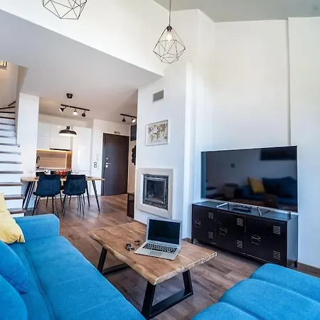 Daire Alpin Penthouse 2 Bedroom With Fireplace And Mountain View *