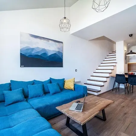 Alpin Penthouse 2 Bedroom With Fireplace And Mountain View アパート バンスコ