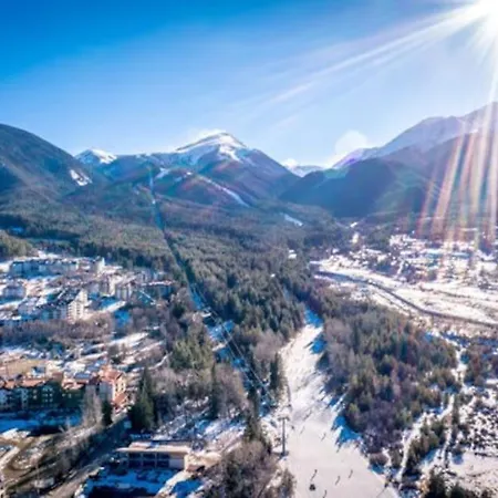 アパート Alpin Penthouse 2 Bedroom With Fireplace And Mountain View バンスコ