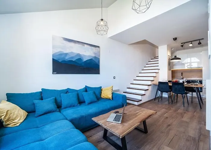 Alpin Penthouse 2 Bedroom With Fireplace And Mountain View 아파트 반스코