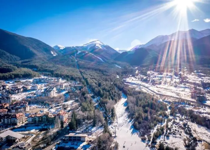 아파트 Alpin Penthouse 2 Bedroom With Fireplace And Mountain View 반스코